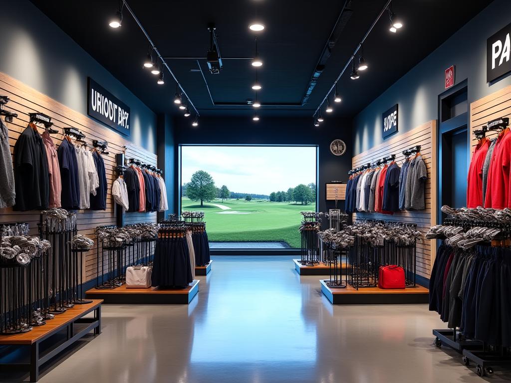 Modernster Golf Equipment Shop mit personalisierten Fittings
